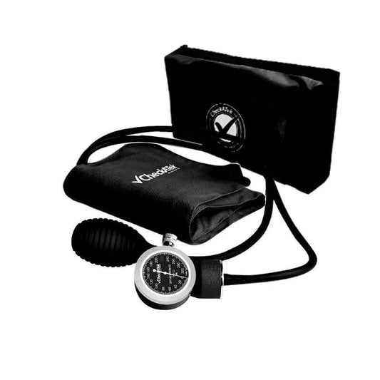 Kit Doble Baumanometro Aneroide Negro (Incluye Estetoscopio)