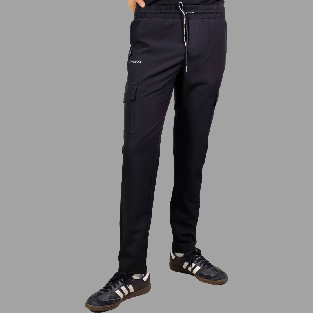 Pantalon Quirurgico Antifluido Hombre, Scrubs 300 Negro