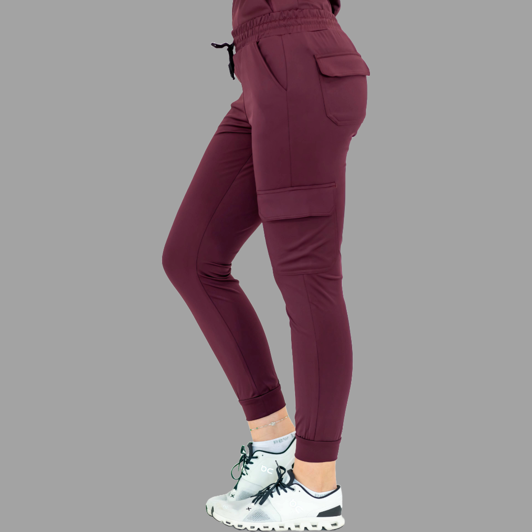 Jogger Quirúrgico, Vino Mujer Super Stretch, Scrubs 910