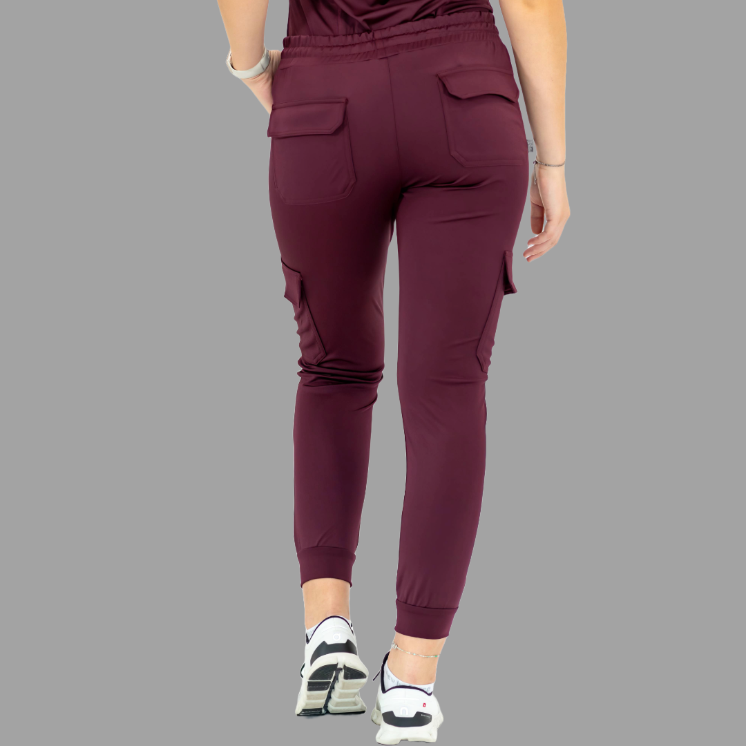 Jogger Quirúrgico, Vino Mujer Super Stretch, Scrubs 910