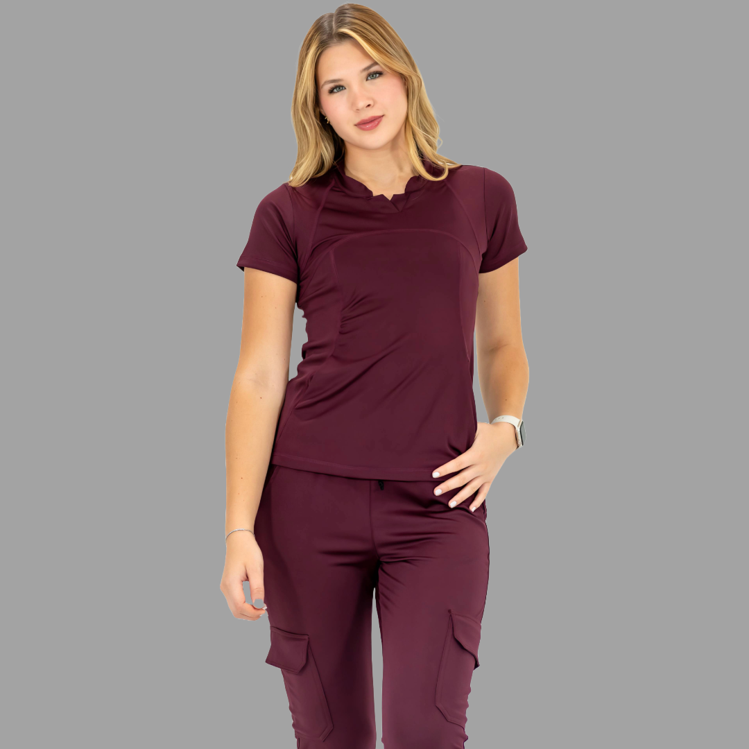 Filipina Quirúrgica Vino Mujer, Super Stretch, Scrubs 910