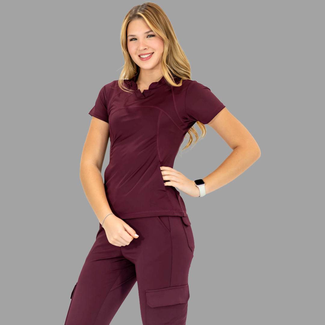Filipina Quirúrgica Vino Mujer, Super Stretch, Scrubs 910
