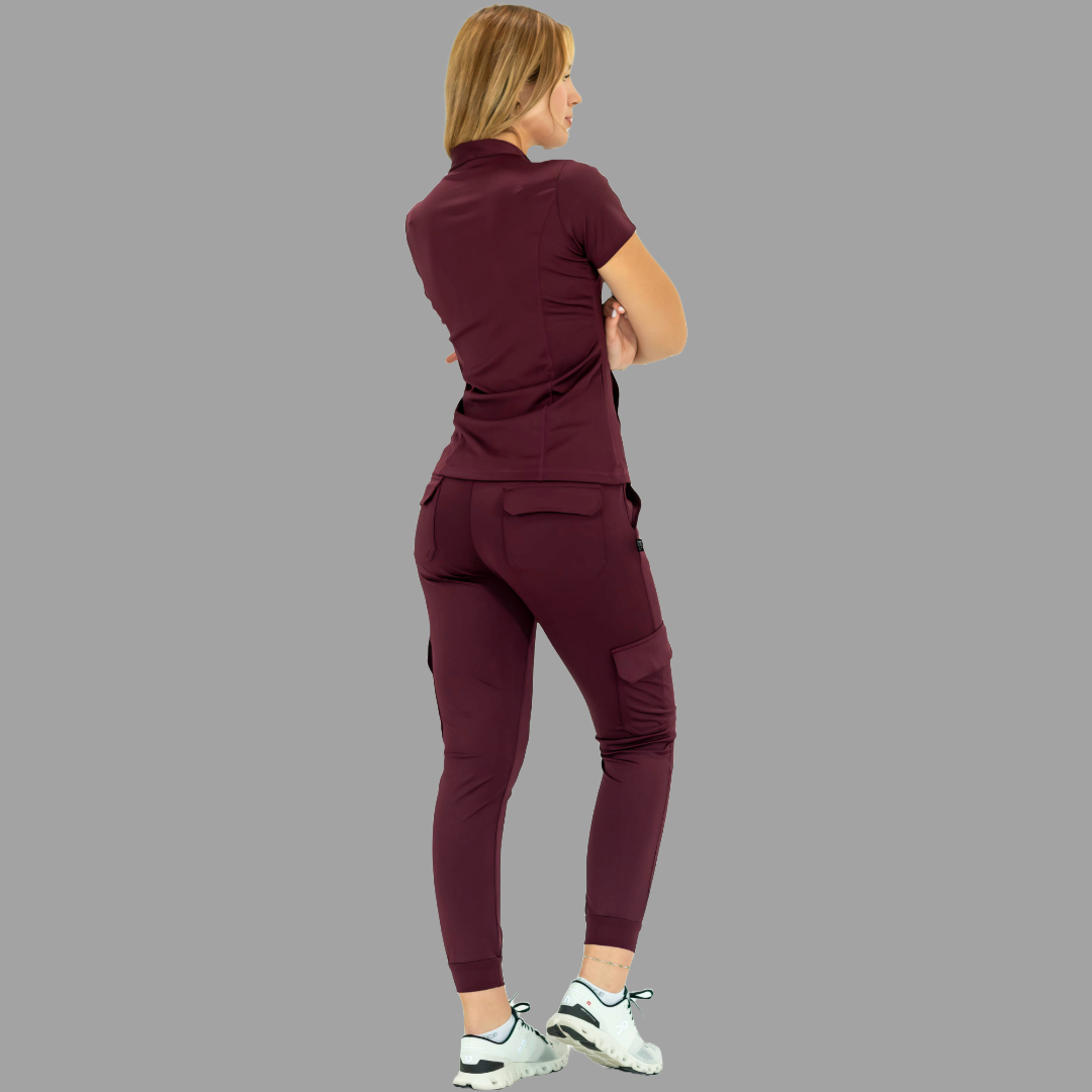 Jogger Quirúrgico, Vino Mujer Super Stretch, Scrubs 910