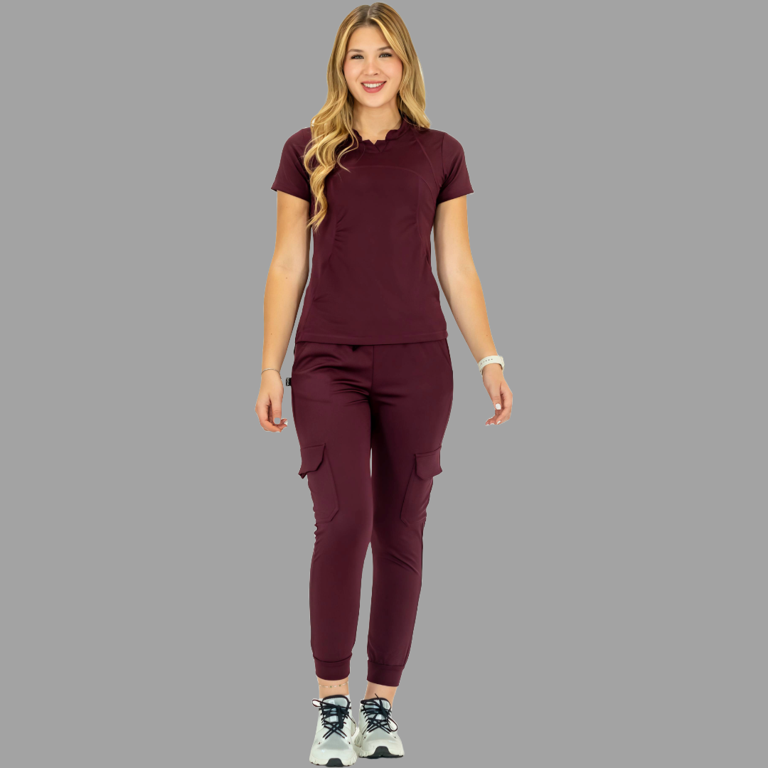 Filipina Quirúrgica Vino Mujer, Super Stretch, Scrubs 910