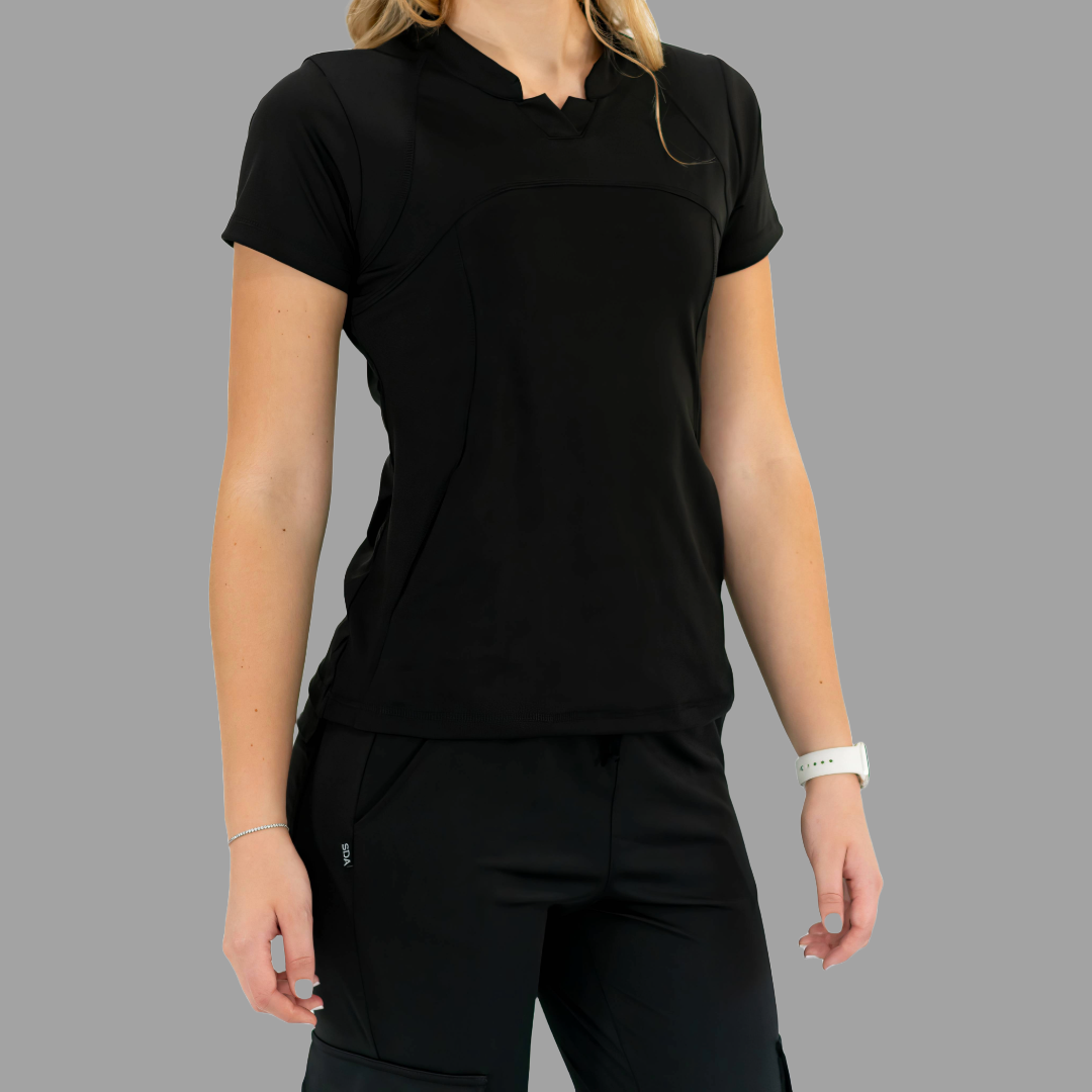 Filipina Quirúrgica Negra Mujer, Super Stretch, Scrubs 910