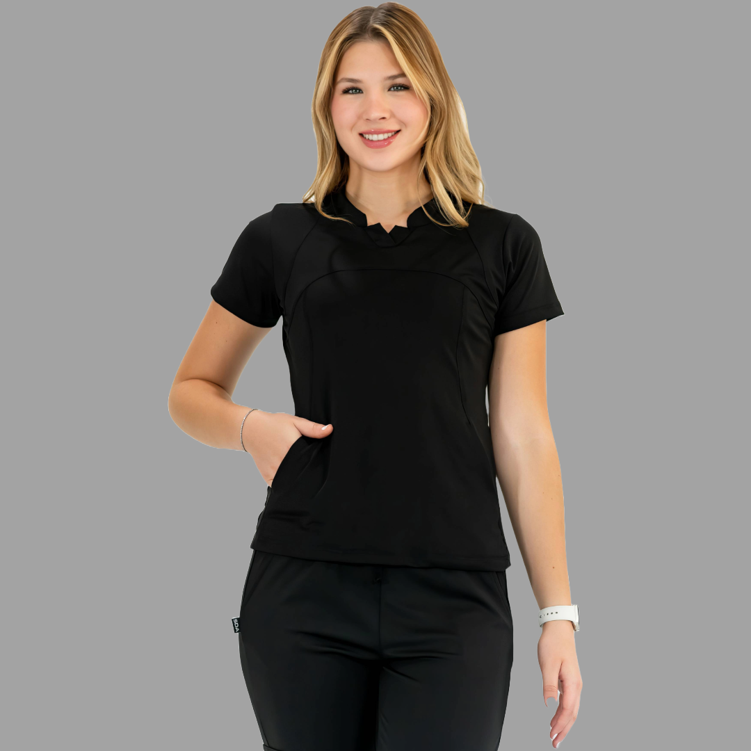 Filipina Quirúrgica Negra Mujer, Super Stretch, Scrubs 910