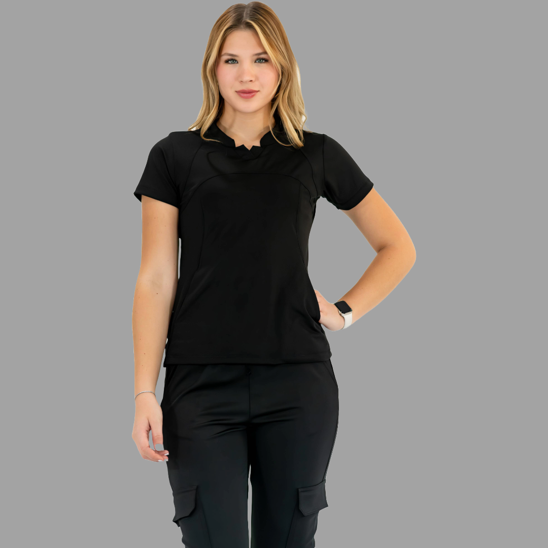 Filipina Quirúrgica Negra Mujer, Super Stretch, Scrubs 910
