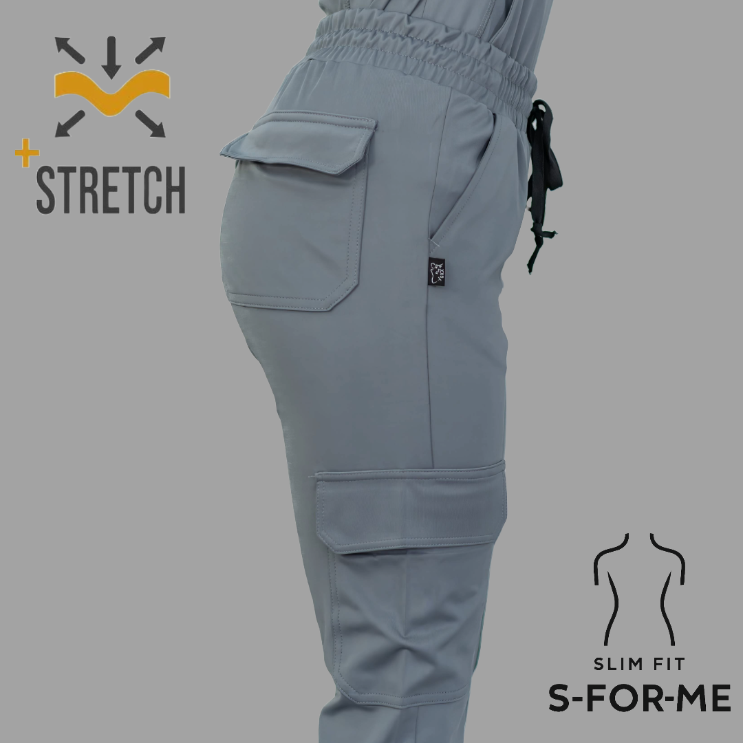 Women's Jogger 910 Gris Medio Super Stretch Scrubs.