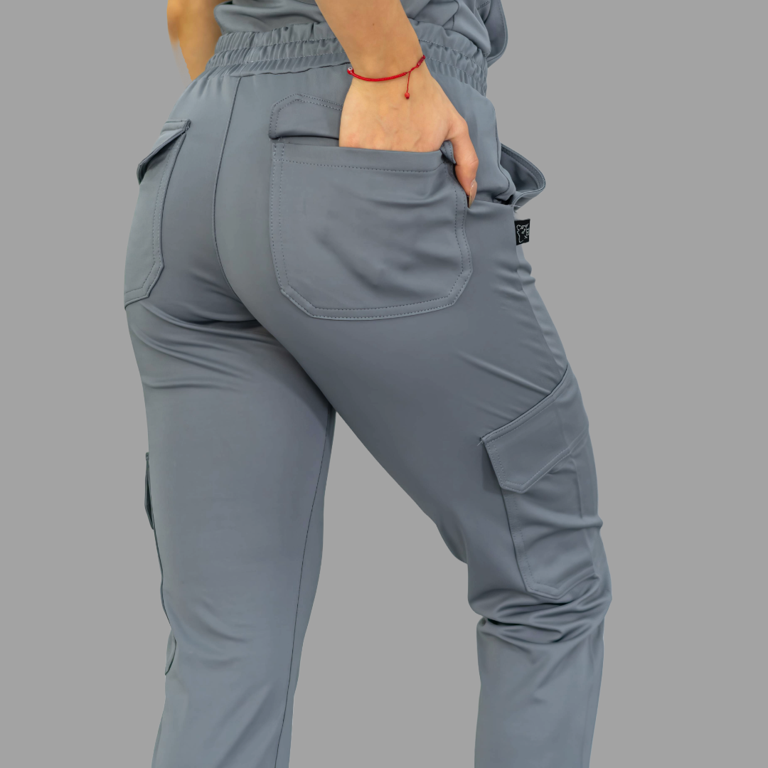 Women's Jogger 910 Gris Medio Super Stretch Scrubs.
