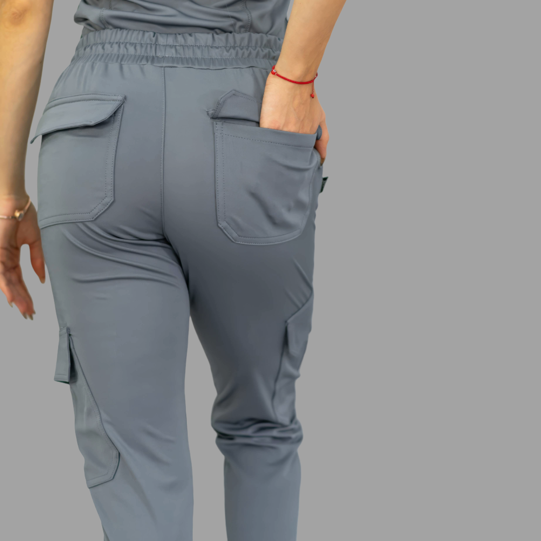 Women's Jogger 910 Gris Medio Super Stretch Scrubs.
