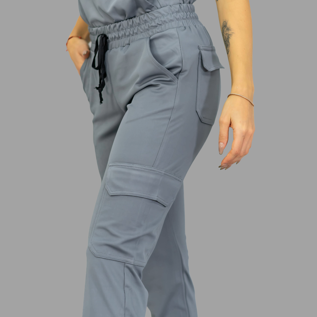 Women's Jogger 910 Gris Medio Super Stretch Scrubs.