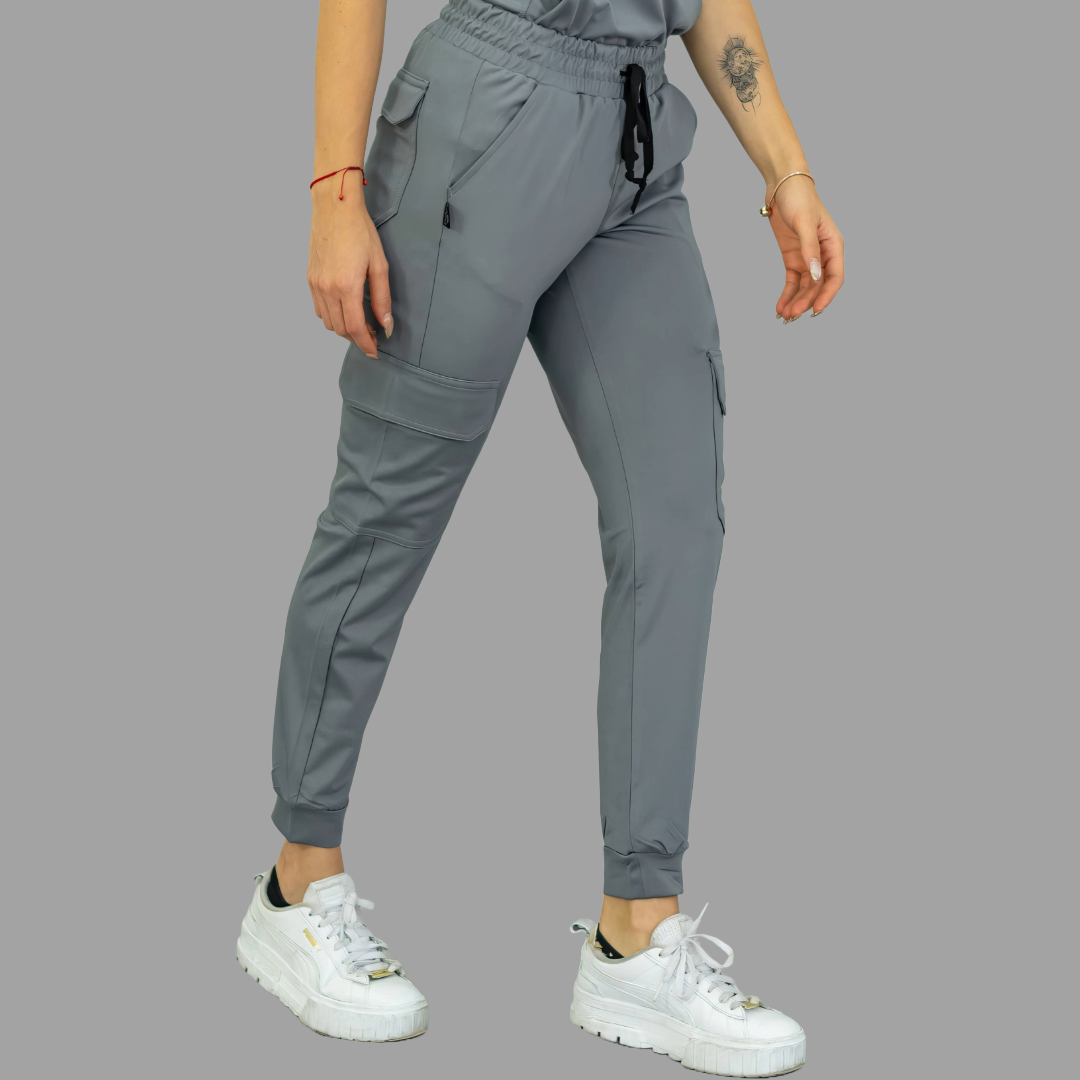 Women's Jogger 910 Gris Medio Super Stretch Scrubs.