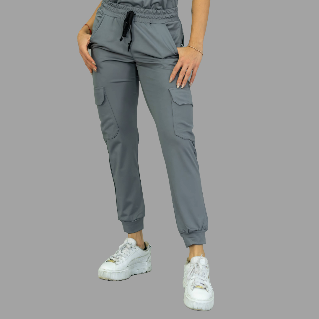 Women's Jogger 910 Gris Medio Super Stretch Scrubs.