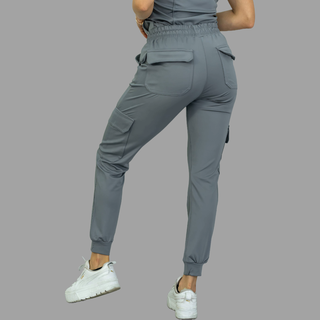 Women's Jogger 910 Gris Medio Super Stretch Scrubs.
