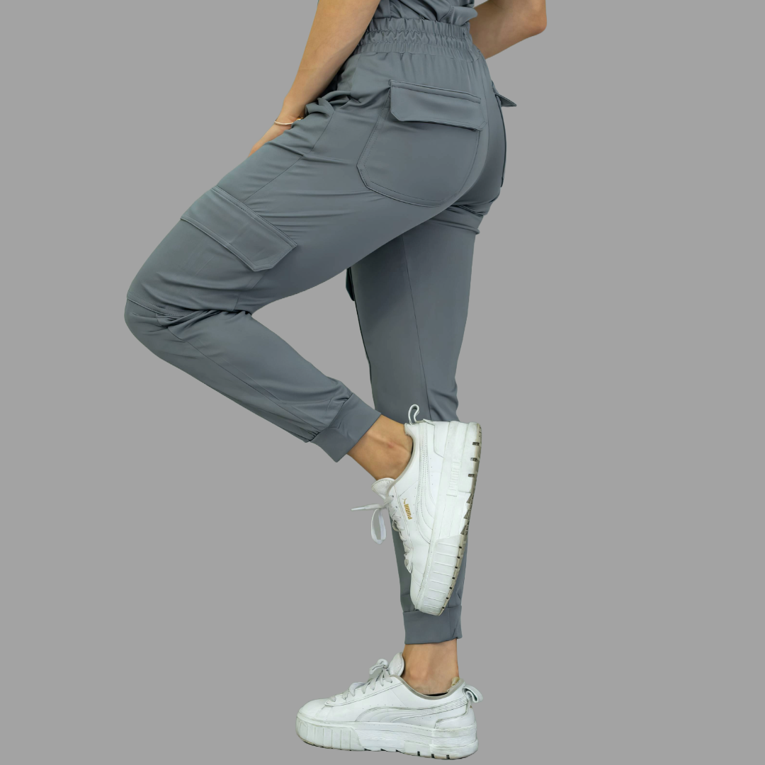 Women's Jogger 910 Gris Medio Super Stretch Scrubs.