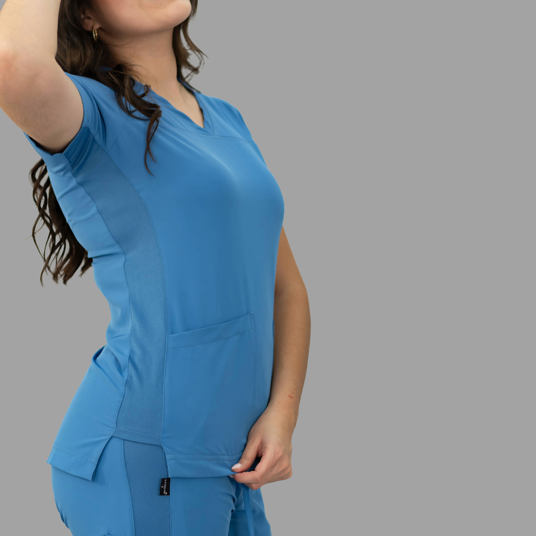 Filipina Mujer 530 Quirúrgica Azul Plumbago, Scrubs 530