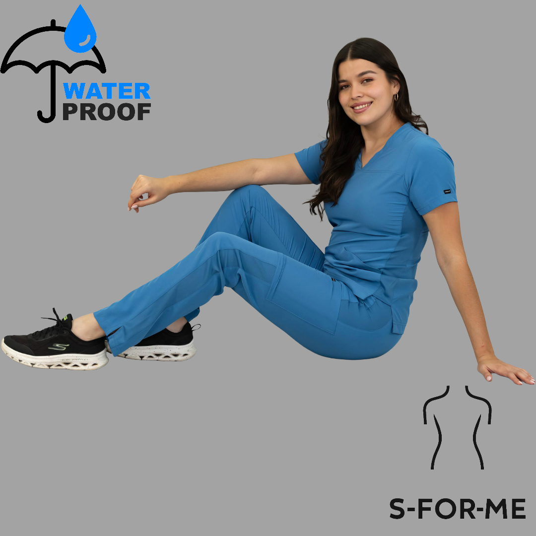 Pantalon Mujer 530 Quirúrgico Azul Plumbago Relaxed, Scrubs 530