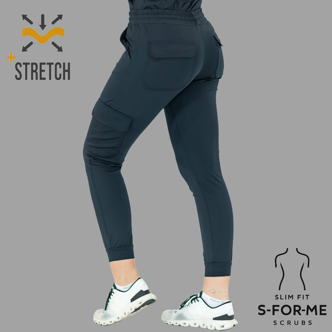Jogger Quirúrgico 910, Azul Marino Mujer Super Stretch, Scrubs 910