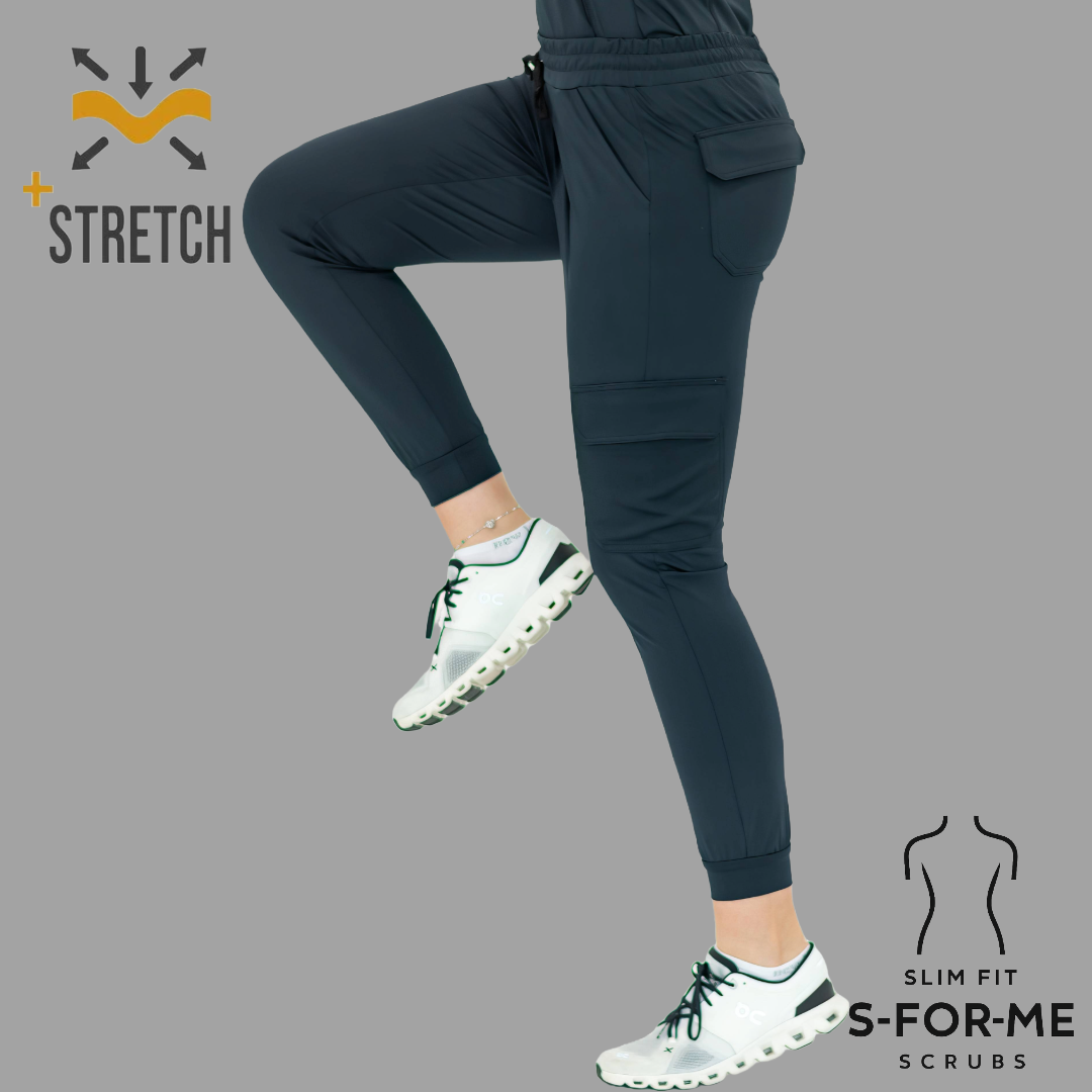 Jogger Quirúrgico 910, Azul Marino Mujer Super Stretch, Scrubs 910