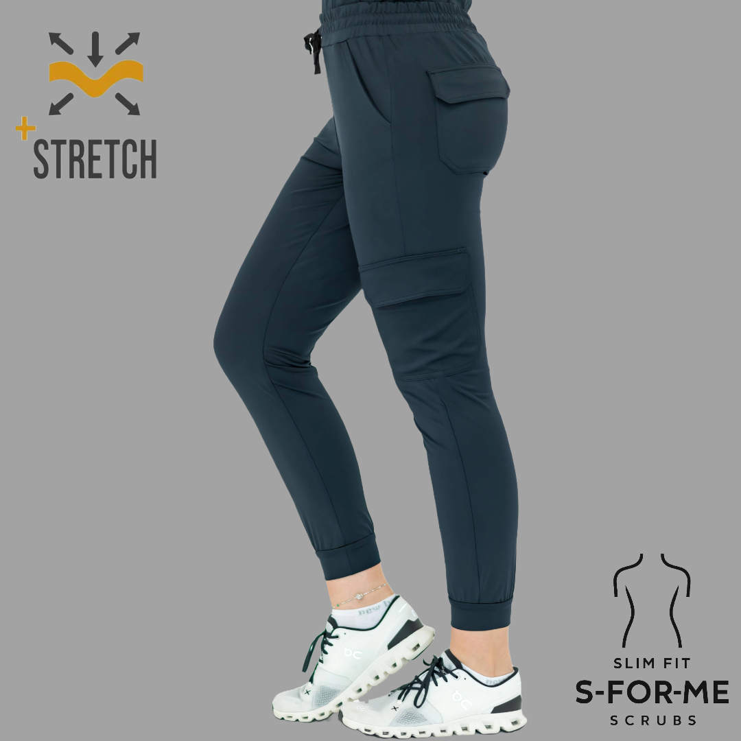 Jogger Quirúrgico 910, Azul Marino Mujer Super Stretch, Scrubs 910