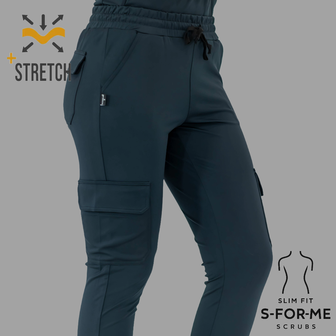 Jogger Quirúrgico 910, Azul Marino Mujer Super Stretch, Scrubs 910