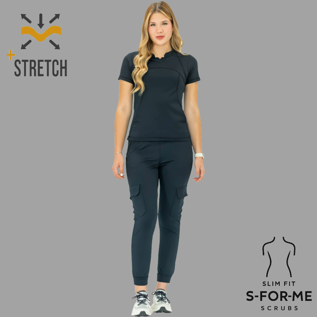 Jogger Quirúrgico 910, Azul Marino Mujer Super Stretch, Scrubs 910