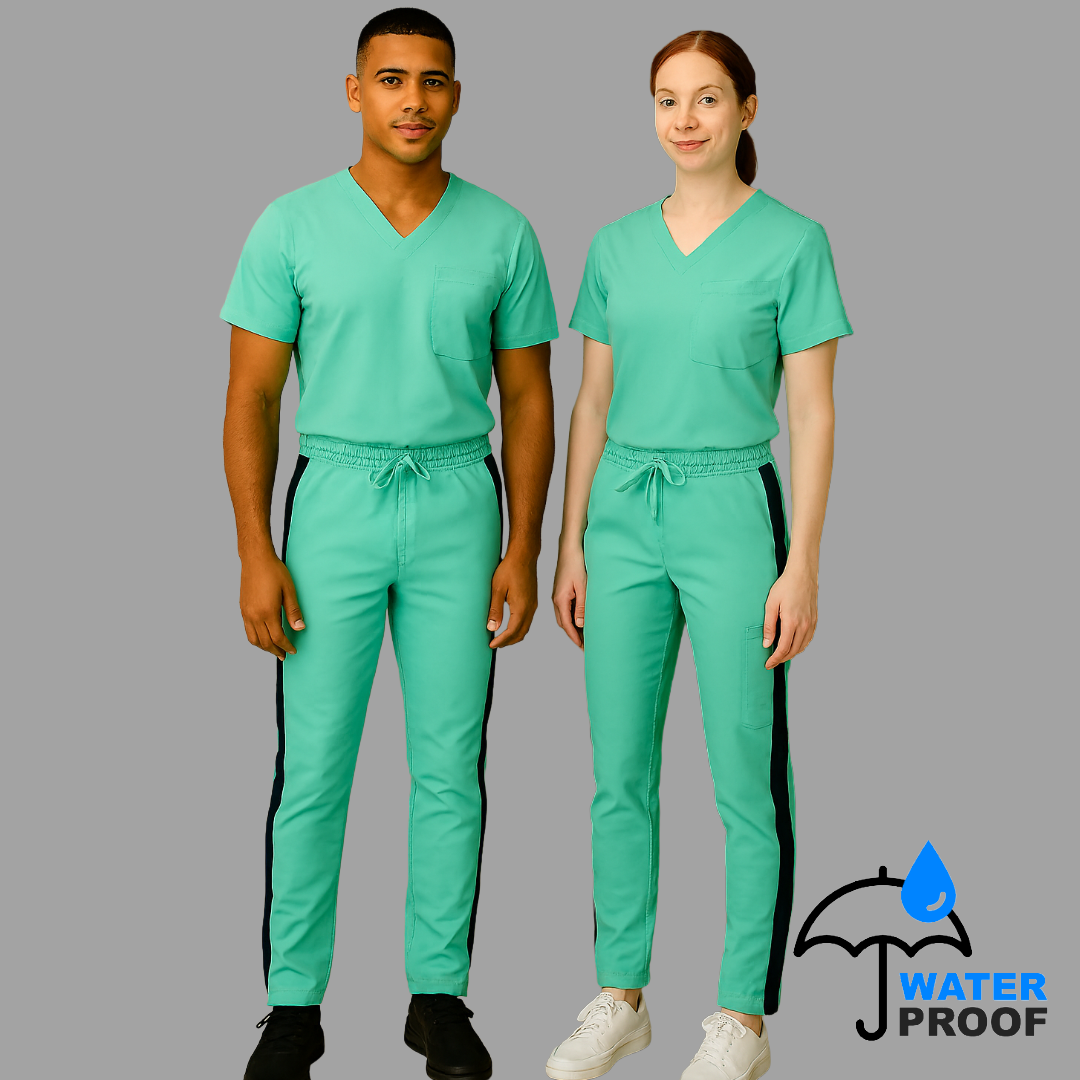 Pantalón Quirúrgico 500 Unisex Basic Azul Agua Antifluido-cloro resistente Scrubs 500 FW