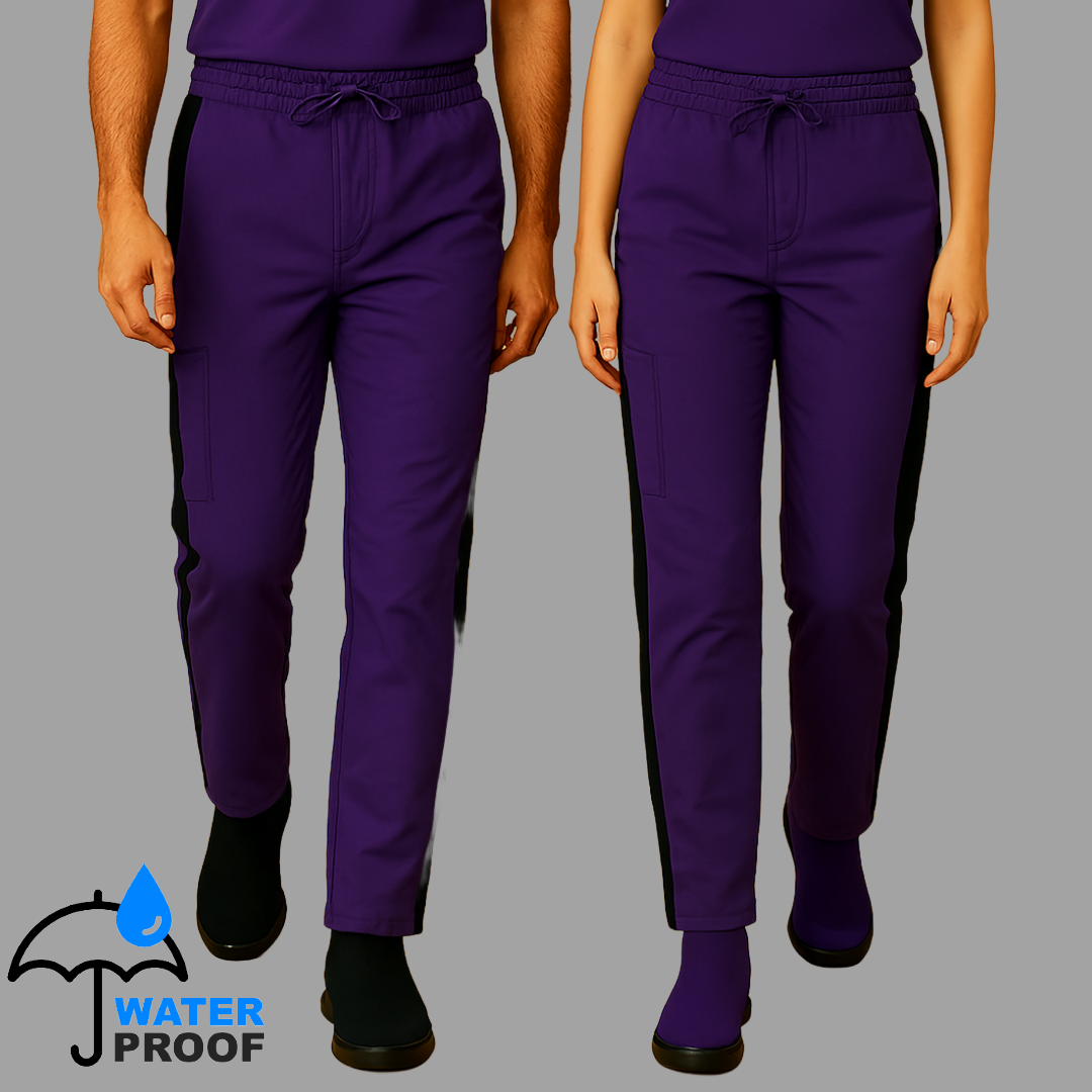 Pantalón Quirúrgico 500 Unisex Basic Morado Antifluido-cloro resistente Scrubs 500 FW