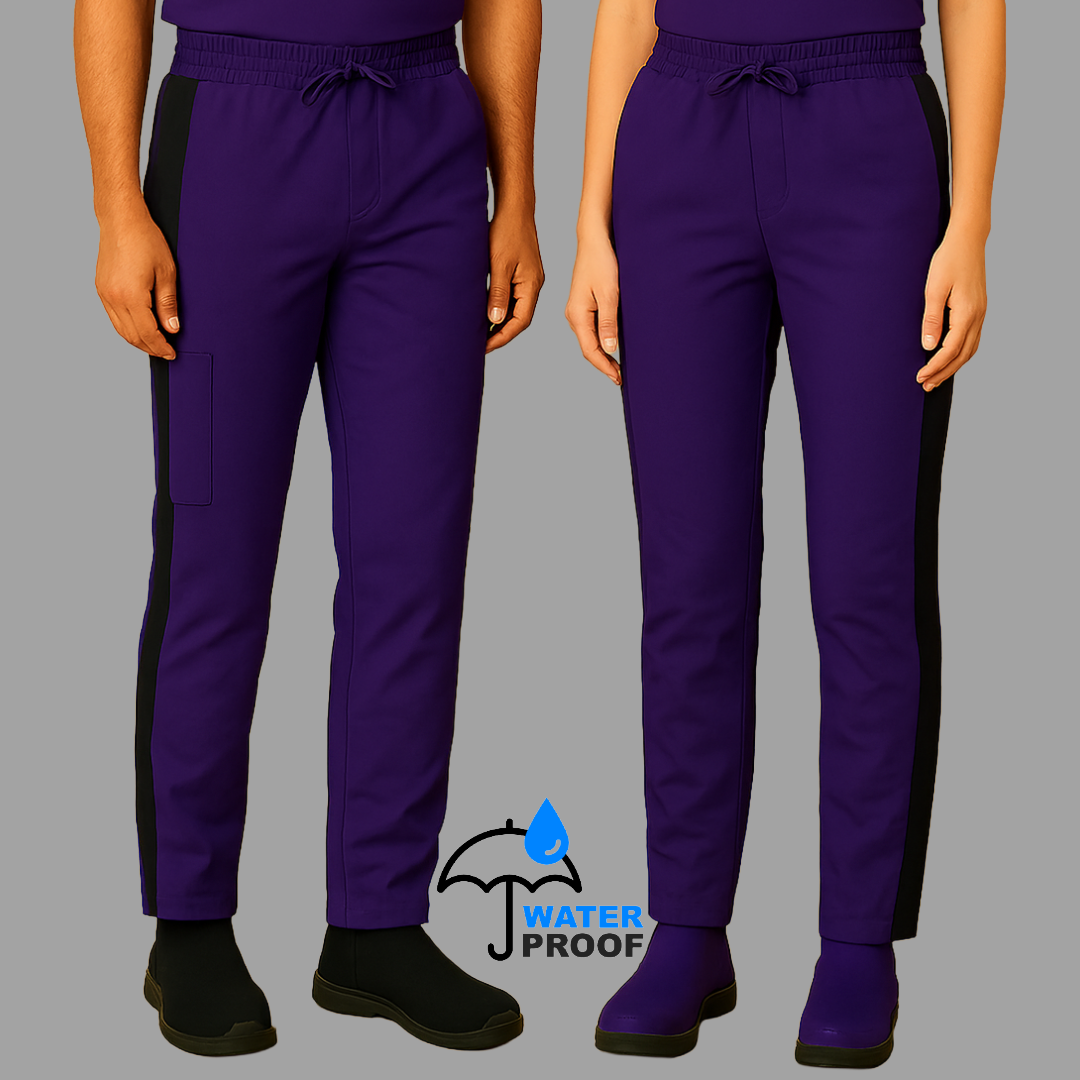 Pantalón Quirúrgico 500 Unisex Basic Morado Antifluido-cloro resistente Scrubs 500 FW