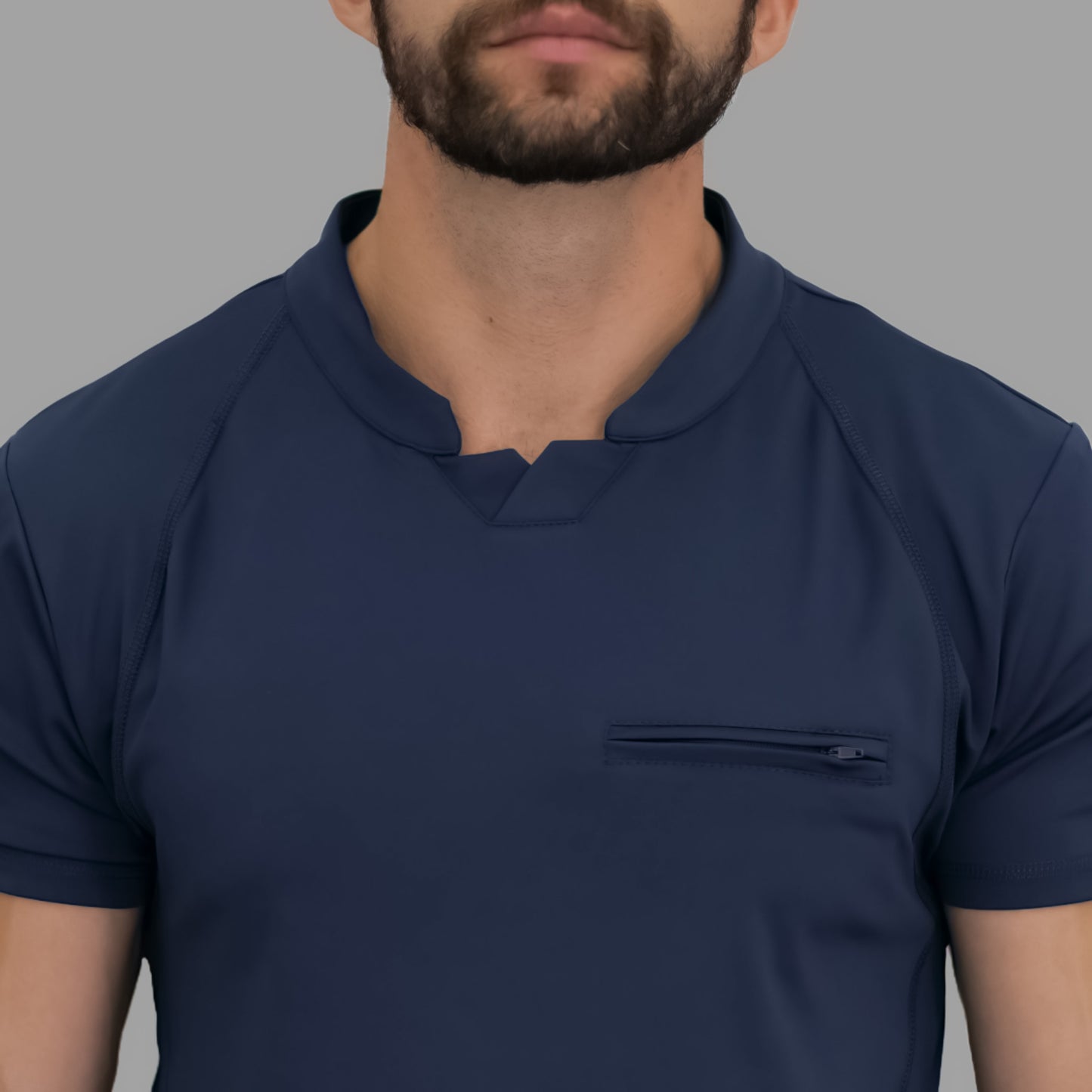 Filipina Quirúrgica Hombre Azul Marino Super Stretch, Scrubs 910