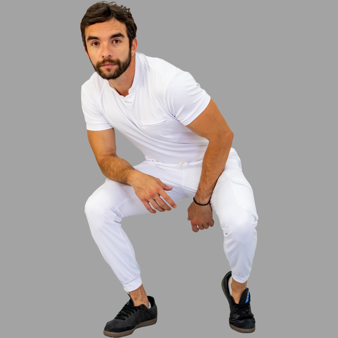 Filipina Quirurgica Hombre Blanca Super stretch (Scrubs Est. 910)