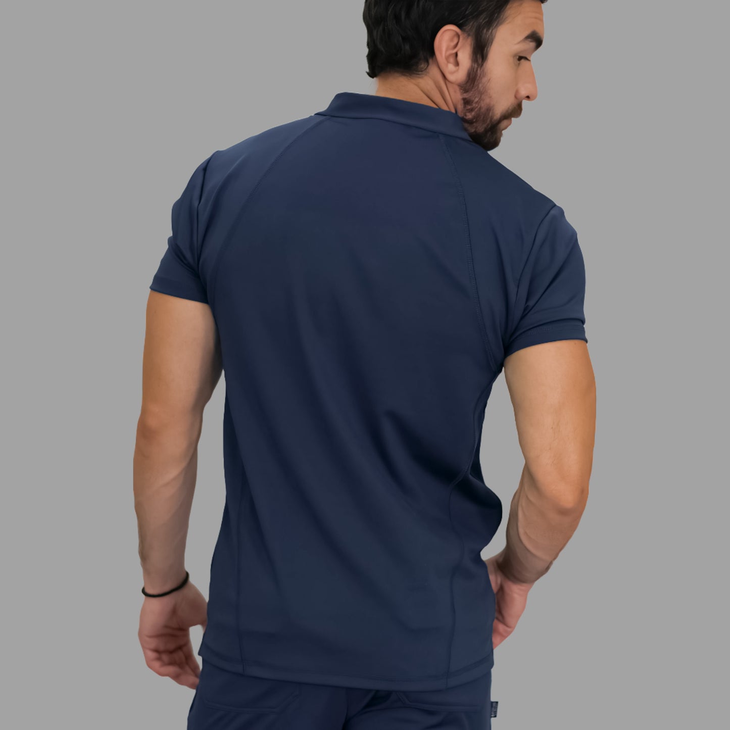 Filipina Quirúrgica Hombre Azul Marino Super Stretch, Scrubs 910