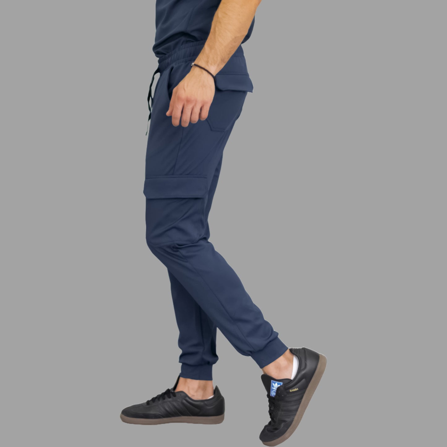 Jogger Quirúrgico Azul Marino Hombre Super Stretch, Scrubs Est. 910