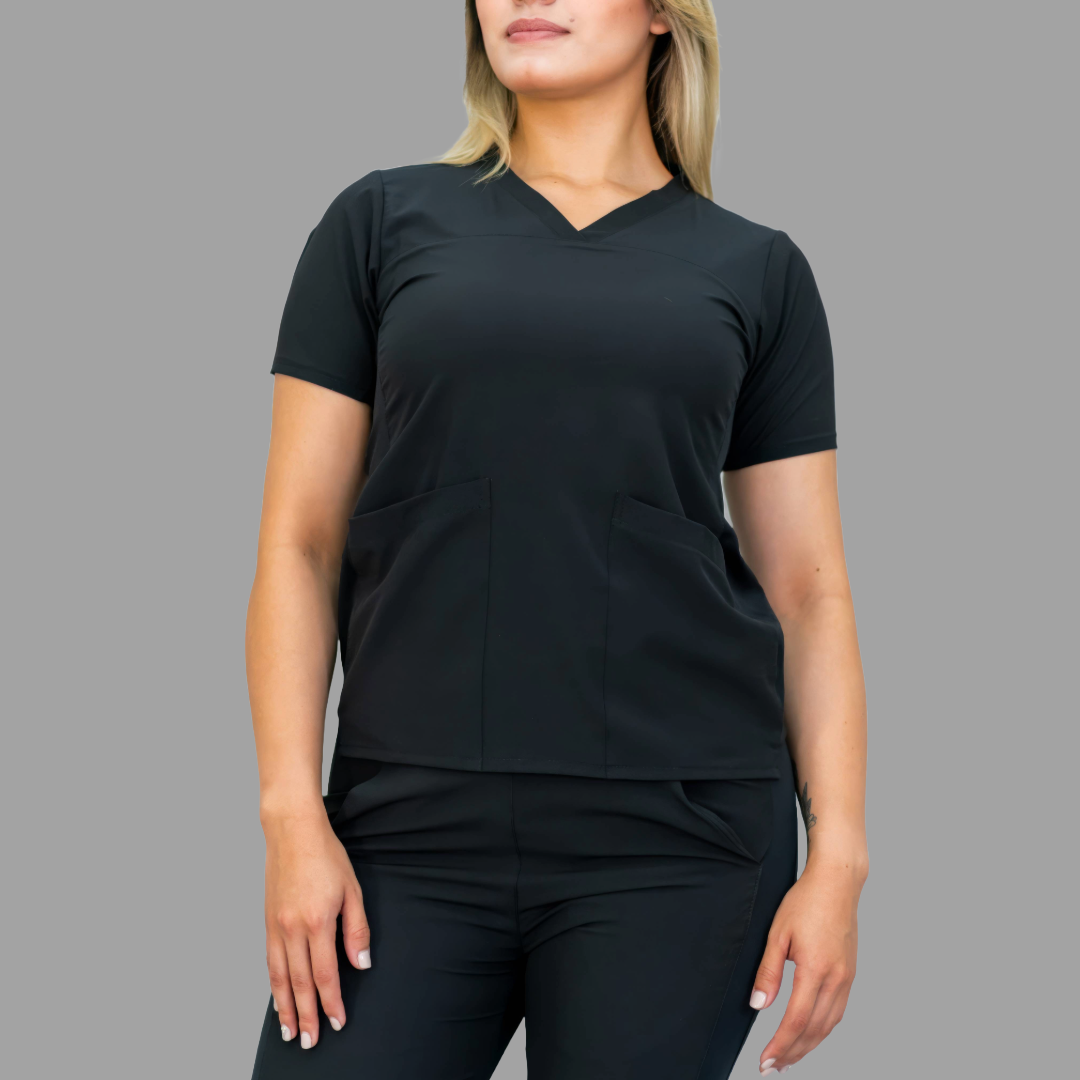 Filipina Mujer 530 Quirúrgica Negra, Scrubs 530