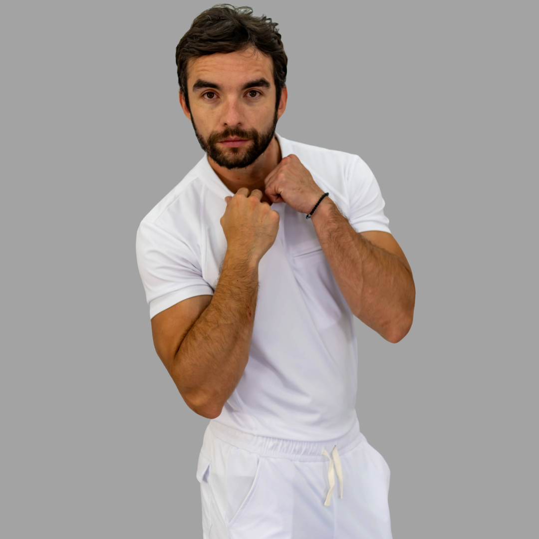 Filipina Quirurgica Hombre Blanca Super stretch (Scrubs Est. 910)