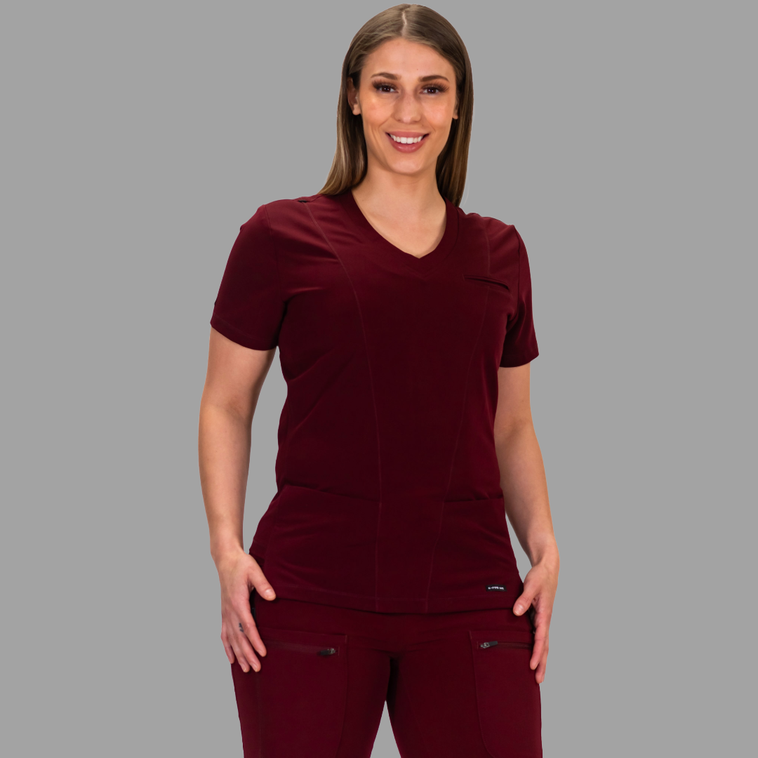 Filipina Quirúrgica Vino Mujer Antifluido, Scrubs 300