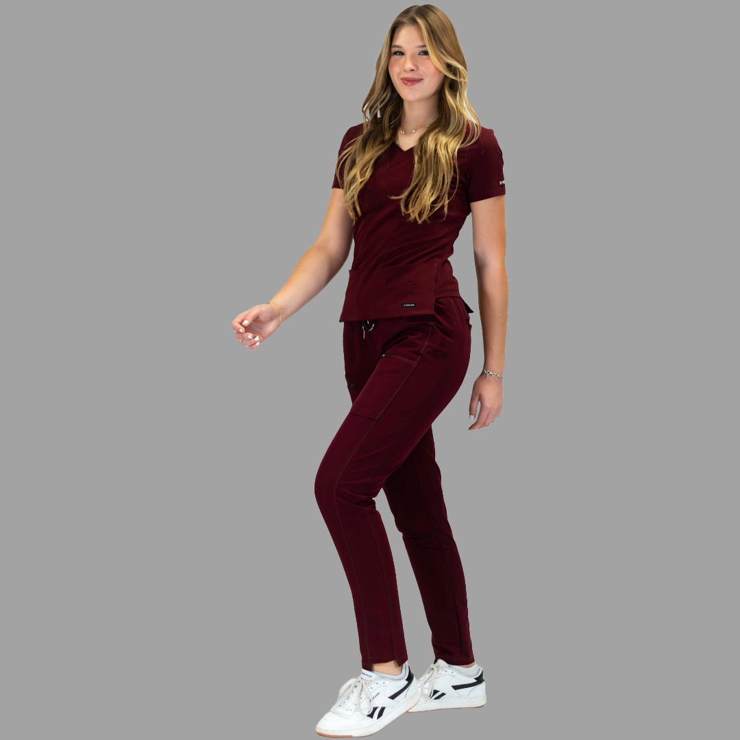 Filipina Quirúrgica Vino Mujer Antifluido, Scrubs 300