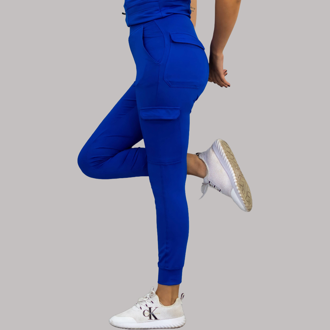 Jogger Quirurgico Mujer 901 Azul Rey Super Stretch