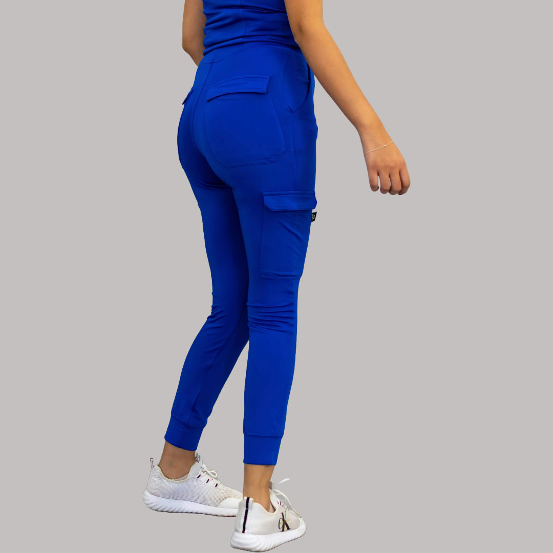 Jogger Quirurgico Mujer 901 Azul Rey Super Stretch