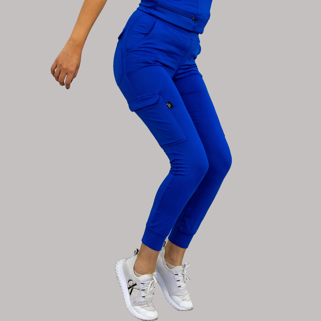 Jogger Quirurgico Mujer 901 Azul Rey Super Stretch