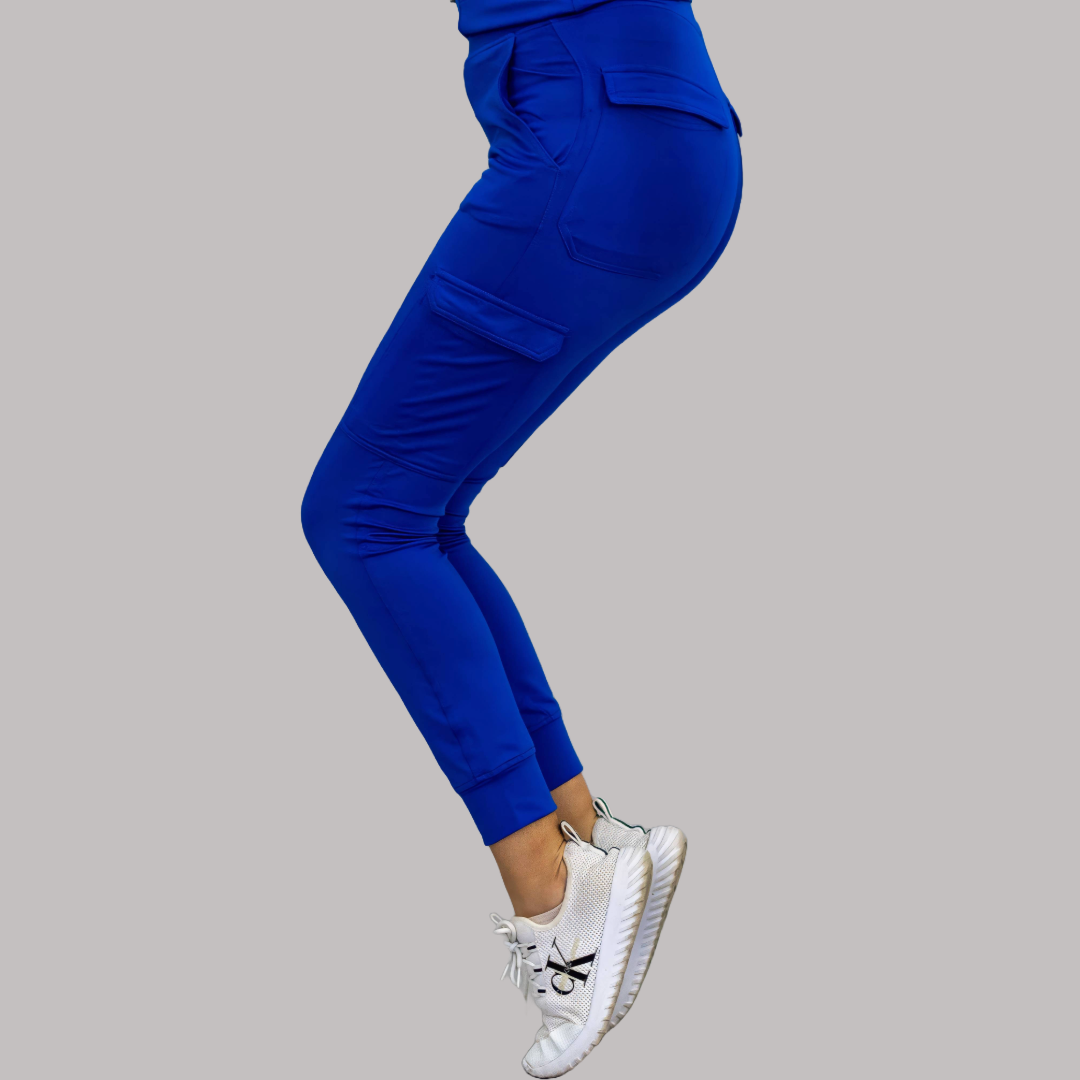 Jogger Quirurgico Mujer 901 Azul Rey Super Stretch