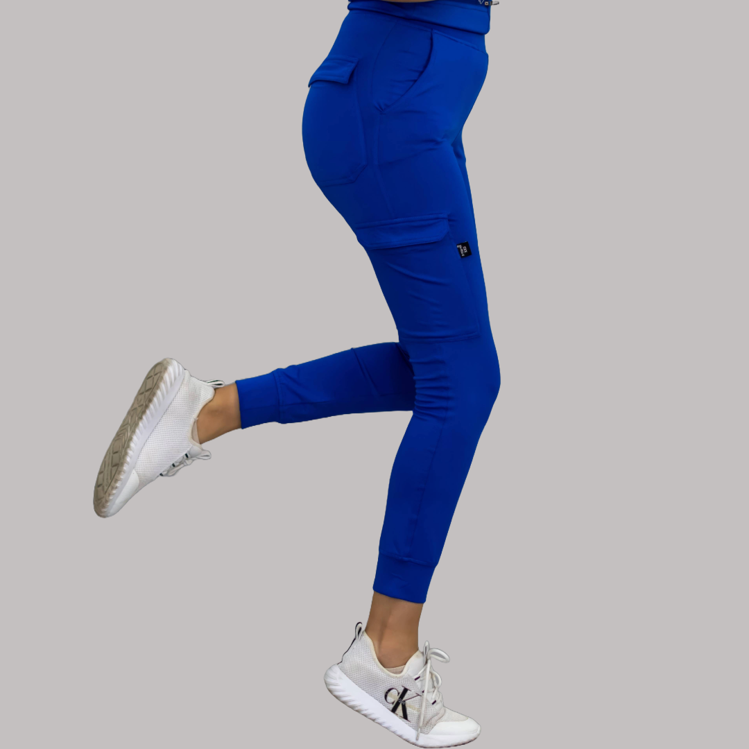 Jogger Quirurgico Mujer 901 Azul Rey Super Stretch