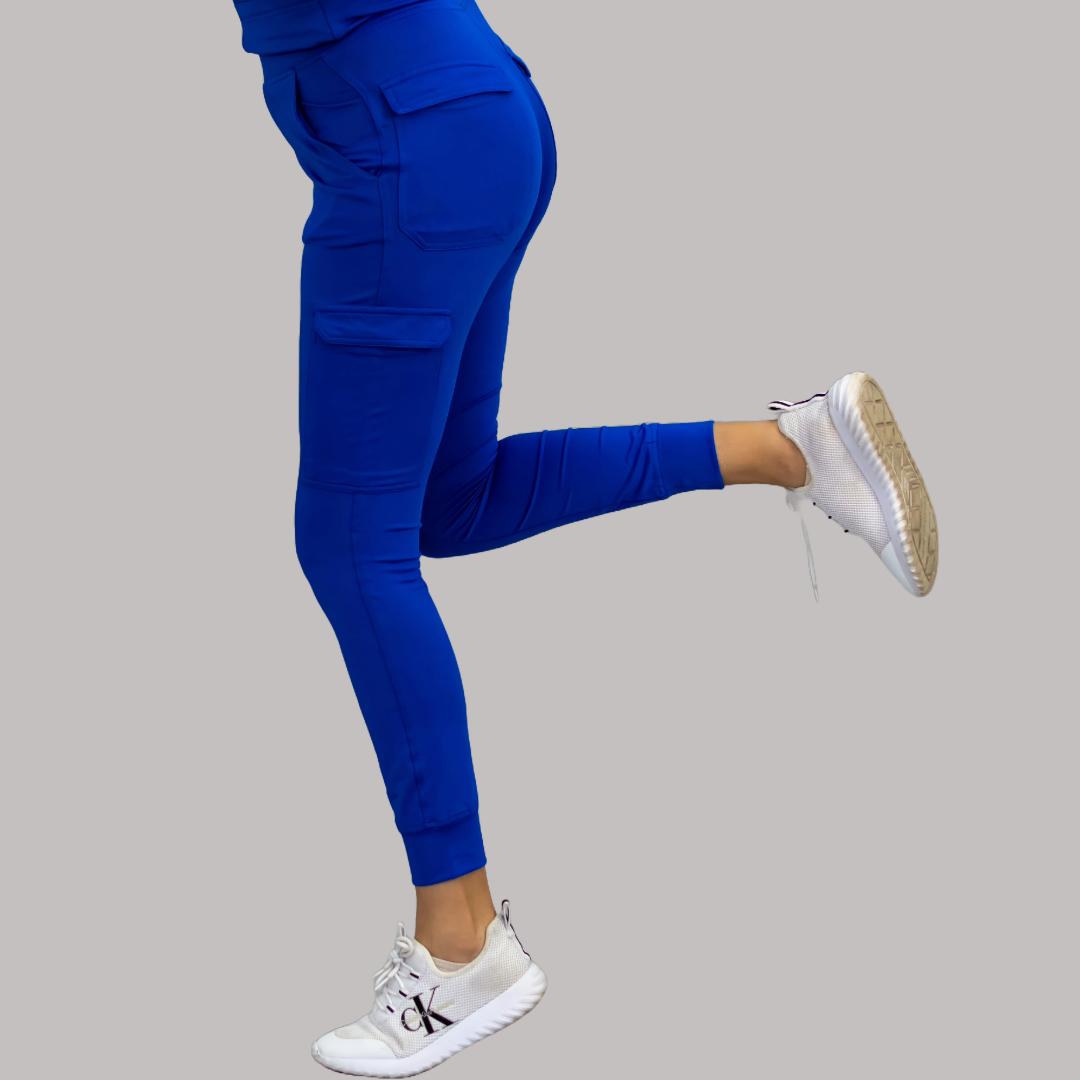 Jogger Quirurgico Mujer 901 Azul Rey Super Stretch