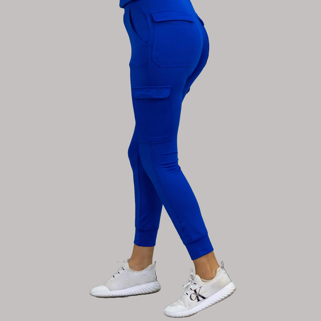 Jogger Quirurgico Mujer 901 Azul Rey Super Stretch