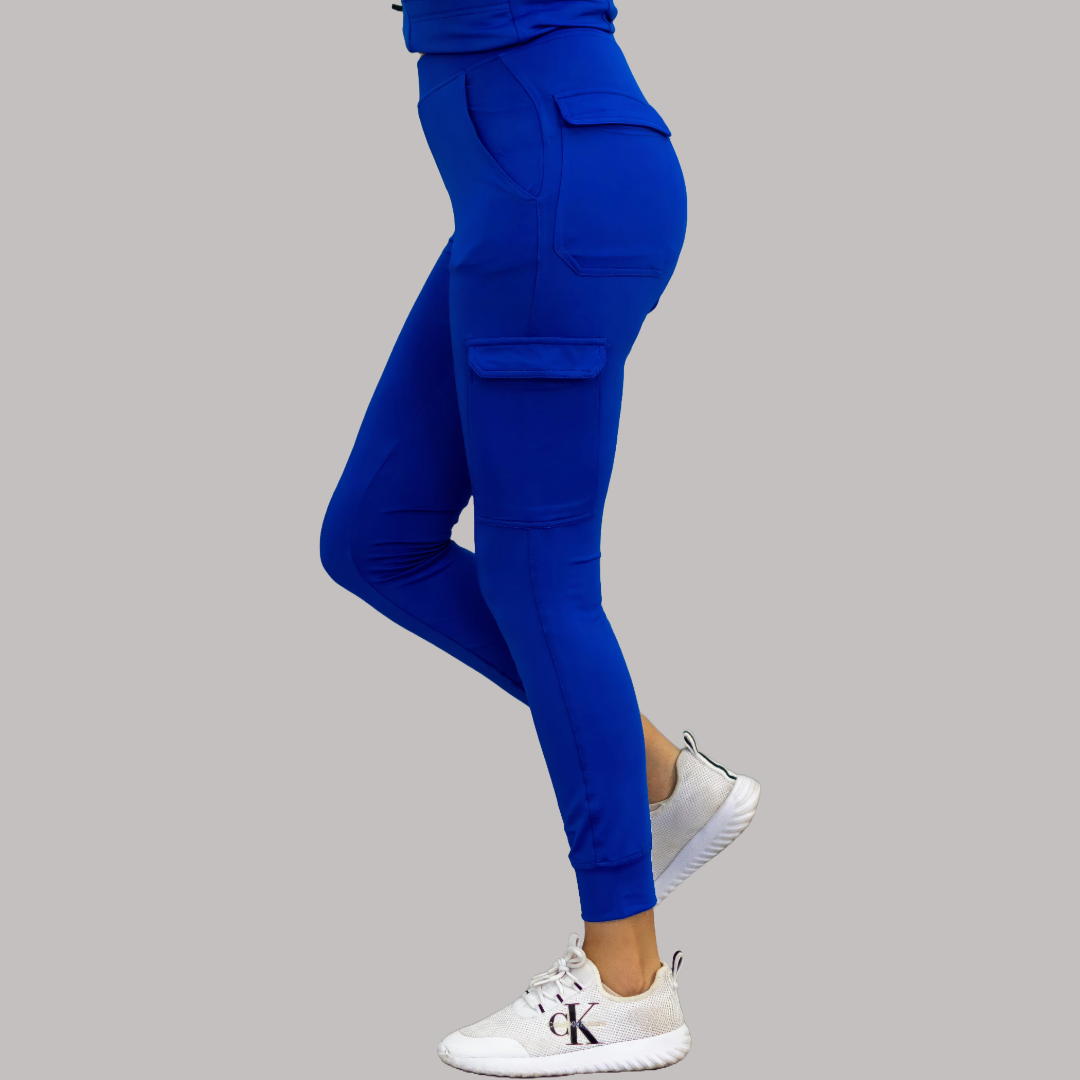 Jogger Quirurgico Mujer 901 Azul Rey Super Stretch