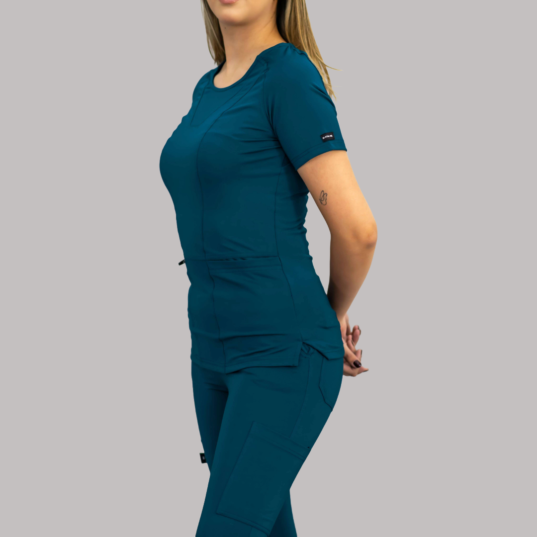 Filipina Quirurgica Mujer Azul Corsair, Super Stretch, Scrubs 901