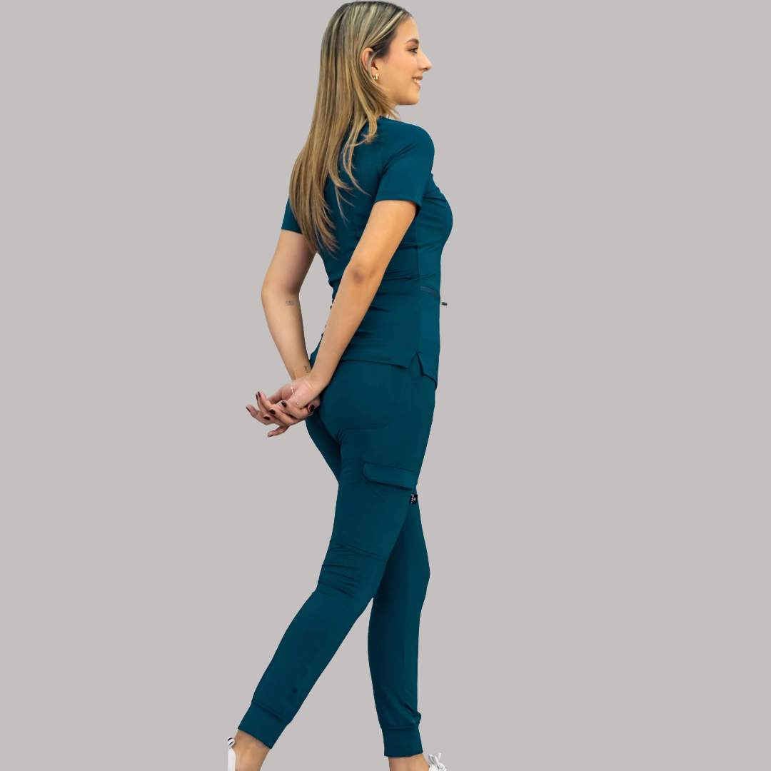 Jogger Quirurgico Mujer Azul Corsair, Super Stretch, Scrubs 901