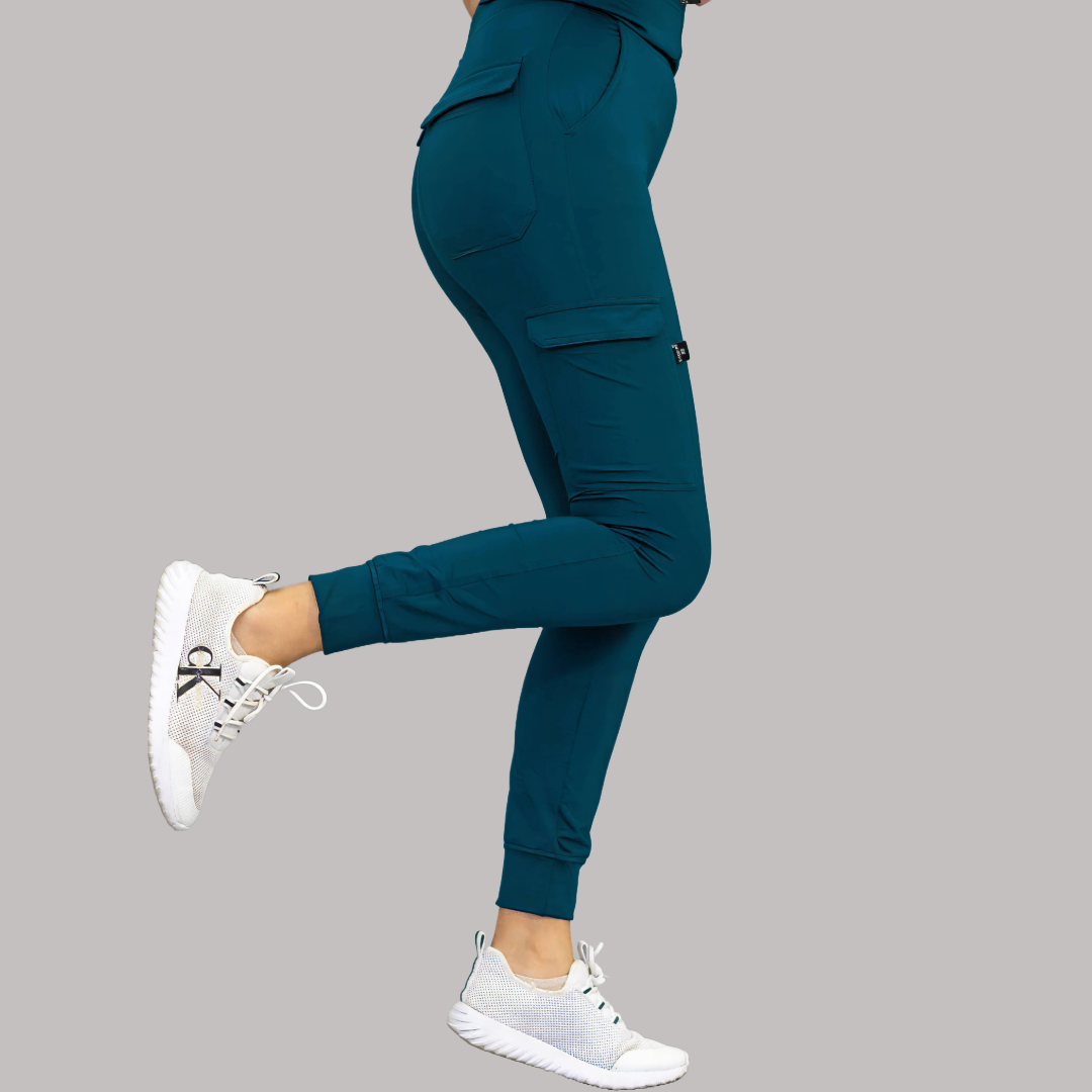 Jogger Quirurgico Mujer Azul Corsair, Super Stretch, Scrubs 901