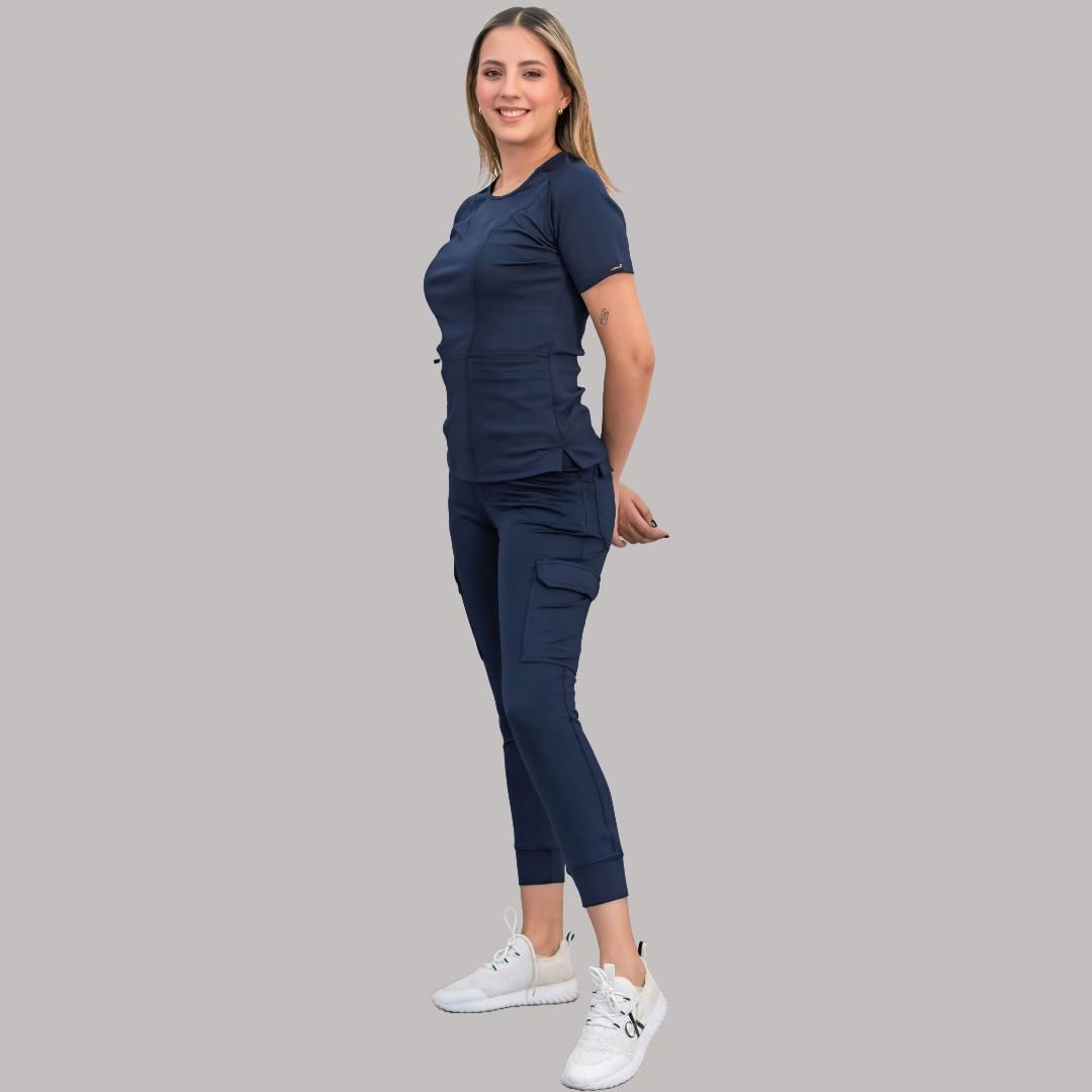Jogger Quirúrgico, Scrubs Super Stretch Mujer 901 Azul Marino