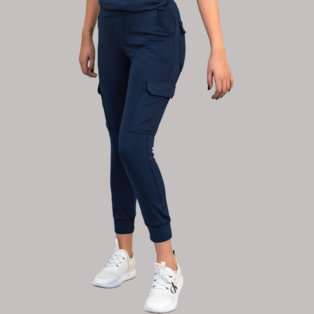 Jogger Quirúrgico, Scrubs Super Stretch Mujer 901 Azul Marino